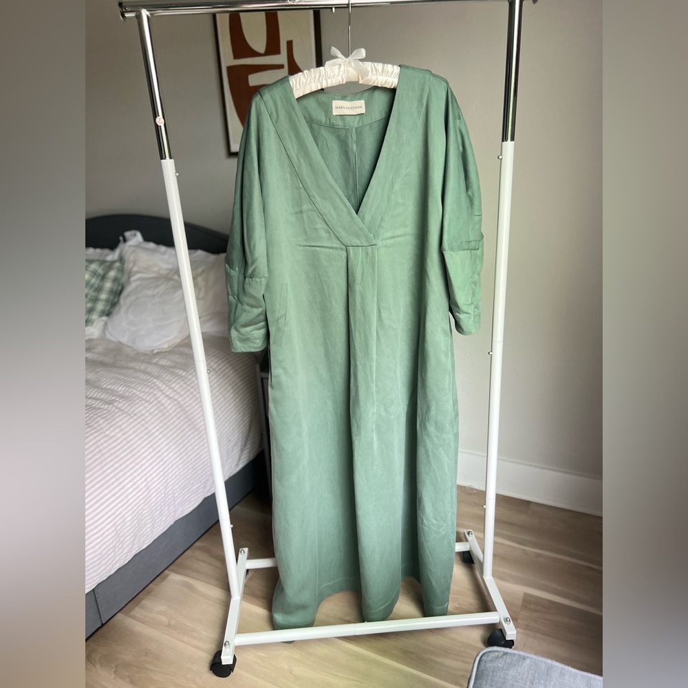 Tunic dress green Mara Hoffman